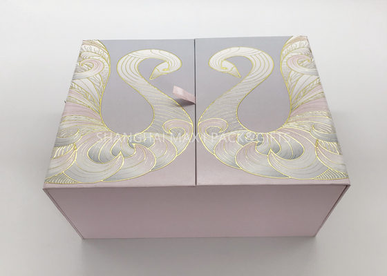 China Caixas de presente consideravelmente marcadas de Curated, caixas de presente personalizadas de luxe para a abertura dos lados dos casamentos 2 fornecedor